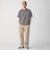 【SHIPS別注】LACOSTE: マイクロ ボーダー Tシャツ