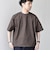 SHIPS any:〈撥水/軽量/ストレッチ〉SOLOTEX(R)  シアサッカー スピンドル Tシャツ ◇
