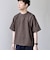 SHIPS any:〈撥水/軽量/ストレッチ〉SOLOTEX(R)  シアサッカー スピンドル Tシャツ ◇