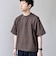 SHIPS any:〈撥水/軽量/ストレッチ〉SOLOTEX(R)  シアサッカー スピンドル Tシャツ ◇