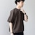 SHIPS any:〈撥水/軽量/ストレッチ〉SOLOTEX(R)  シアサッカー スピンドル Tシャツ ◇