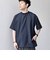 SHIPS any:〈撥水/軽量/ストレッチ〉SOLOTEX(R)  シアサッカー スピンドル Tシャツ ◇