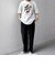 【SHIPS any別注】NYBG: ボタニカル プリント リラックス Tシャツ◇