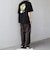 【SHIPS any別注】NYBG: ボタニカル プリント リラックス Tシャツ◇