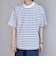 SHIPS any:〈洗濯機可能〉デザイン リブ ベーシック ボーダー Tシャツ◇