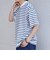 SHIPS any:〈洗濯機可能〉デザイン リブ ベーシック ボーダー Tシャツ◇