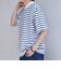 SHIPS any:〈洗濯機可能〉デザイン リブ ベーシック ボーダー Tシャツ◇