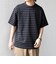 SHIPS any:〈洗濯機可能〉デザイン リブ ベーシック ボーダー Tシャツ◇