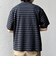 SHIPS any:〈洗濯機可能〉デザイン リブ ベーシック ボーダー Tシャツ◇