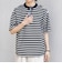 SHIPS any:〈洗濯機可能〉デザイン リブ ベーシック ボーダー Tシャツ◇