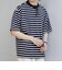 SHIPS any:〈洗濯機可能〉デザイン リブ ベーシック ボーダー Tシャツ◇