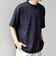 SHIPS any:〈洗濯機可能〉デザイン リブ ベーシック ボーダー Tシャツ◇