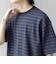 SHIPS any:〈洗濯機可能〉デザイン リブ ベーシック ボーダー Tシャツ◇