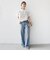 【WEB限定】〈汗染み防止/手洗い可能〉クロシェ レース ドッキング ショート スリーブ TEE