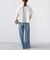 【WEB限定】〈汗染み防止/手洗い可能〉クロシェ レース ドッキング ショート スリーブ TEE