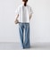 【WEB限定】〈汗染み防止/手洗い可能〉クロシェ レース ドッキング ショート スリーブ TEE