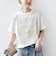 【WEB限定】〈汗染み防止/手洗い可能〉クロシェ レース ドッキング ショート スリーブ TEE