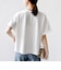 【WEB限定】〈汗染み防止/手洗い可能〉クロシェ レース ドッキング ショート スリーブ TEE