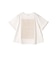 【WEB限定】〈汗染み防止/手洗い可能〉クロシェ レース ドッキング ショート スリーブ TEE