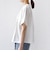 【WEB限定】〈汗染み防止/手洗い可能〉クロシェ レース ドッキング ショート スリーブ TEE