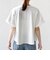【WEB限定】〈汗染み防止/手洗い可能〉クロシェ レース ドッキング ショート スリーブ TEE