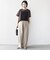 【WEB限定】〈汗染み防止/手洗い可能〉クロシェ レース ドッキング ショート スリーブ TEE