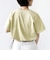【WEB限定】〈汗染み防止/手洗い可能〉クロシェ レース ドッキング ショート スリーブ TEE
