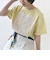【WEB限定】〈汗染み防止/手洗い可能〉クロシェ レース ドッキング ショート スリーブ TEE