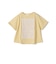 【WEB限定】〈汗染み防止/手洗い可能〉クロシェ レース ドッキング ショート スリーブ TEE
