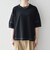 〈抗菌防臭/洗濯機可能〉USAコットン 配色 ステッチ ワイド TEE