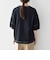 〈抗菌防臭/洗濯機可能〉USAコットン 配色 ステッチ ワイド TEE