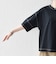 〈抗菌防臭/洗濯機可能〉USAコットン 配色 ステッチ ワイド TEE