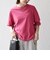 〈抗菌防臭/洗濯機可能〉USAコットン 配色 ステッチ ワイド TEE