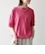 〈抗菌防臭/洗濯機可能〉USAコットン 配色 ステッチ ワイド TEE