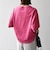 〈抗菌防臭/洗濯機可能〉USAコットン 配色 ステッチ ワイド TEE