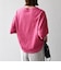〈抗菌防臭/洗濯機可能〉USAコットン 配色 ステッチ ワイド TEE