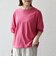 〈抗菌防臭/洗濯機可能〉USAコットン 配色 ステッチ ワイド TEE