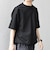 SHIPS any:〈接触冷感/ストレッチ〉360° THE CIRCLE STRETCH リネン ミックス スピンドル Tシャツ(セットアップ対応)◇
