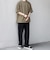 SHIPS any:〈接触冷感/ストレッチ〉360° THE CIRCLE STRETCH リネン ミックス スピンドル Tシャツ(セットアップ対応)◇