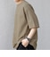 SHIPS any:〈接触冷感/ストレッチ〉360° THE CIRCLE STRETCH リネン ミックス スピンドル Tシャツ(セットアップ対応)◇