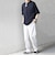 SHIPS any:〈接触冷感/ストレッチ〉360° THE CIRCLE STRETCH リネン ミックス スピンドル Tシャツ(セットアップ対応)◇