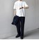 SHIPS any: SOLOTEX(R) バックピケ スロープネック ジャケット Tシャツ 26SS◇