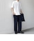 SHIPS any: SOLOTEX(R) バックピケ スロープネック ジャケット Tシャツ 26SS◇
