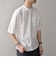 SHIPS any: SOLOTEX(R) バックピケ リラックス ポケット付き ショートリーブ Tシャツ 26SS◇