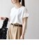 〈多機能/洗濯機可能〉マルチファンクション ギャザー スリーブ TEE