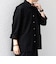 SHIPS any:〈接触冷感/ストレッチ〉360° THE CIRCLE STRETCH リネン ミックス 7分袖 レギュラー シャツ(セットアップ対応)◇