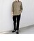 SHIPS any:〈接触冷感/ストレッチ〉360° THE CIRCLE STRETCH リネン ミックス 7分袖 レギュラー シャツ(セットアップ対応)◇