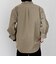 SHIPS any:〈接触冷感/ストレッチ〉360° THE CIRCLE STRETCH リネン ミックス 7分袖 レギュラー シャツ(セットアップ対応)◇