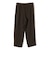 SHIPS Primary Navy Label:麻混 テーパード パンツ（セットアップ対応）