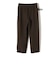 SHIPS Primary Navy Label:麻混 テーパード パンツ（セットアップ対応）